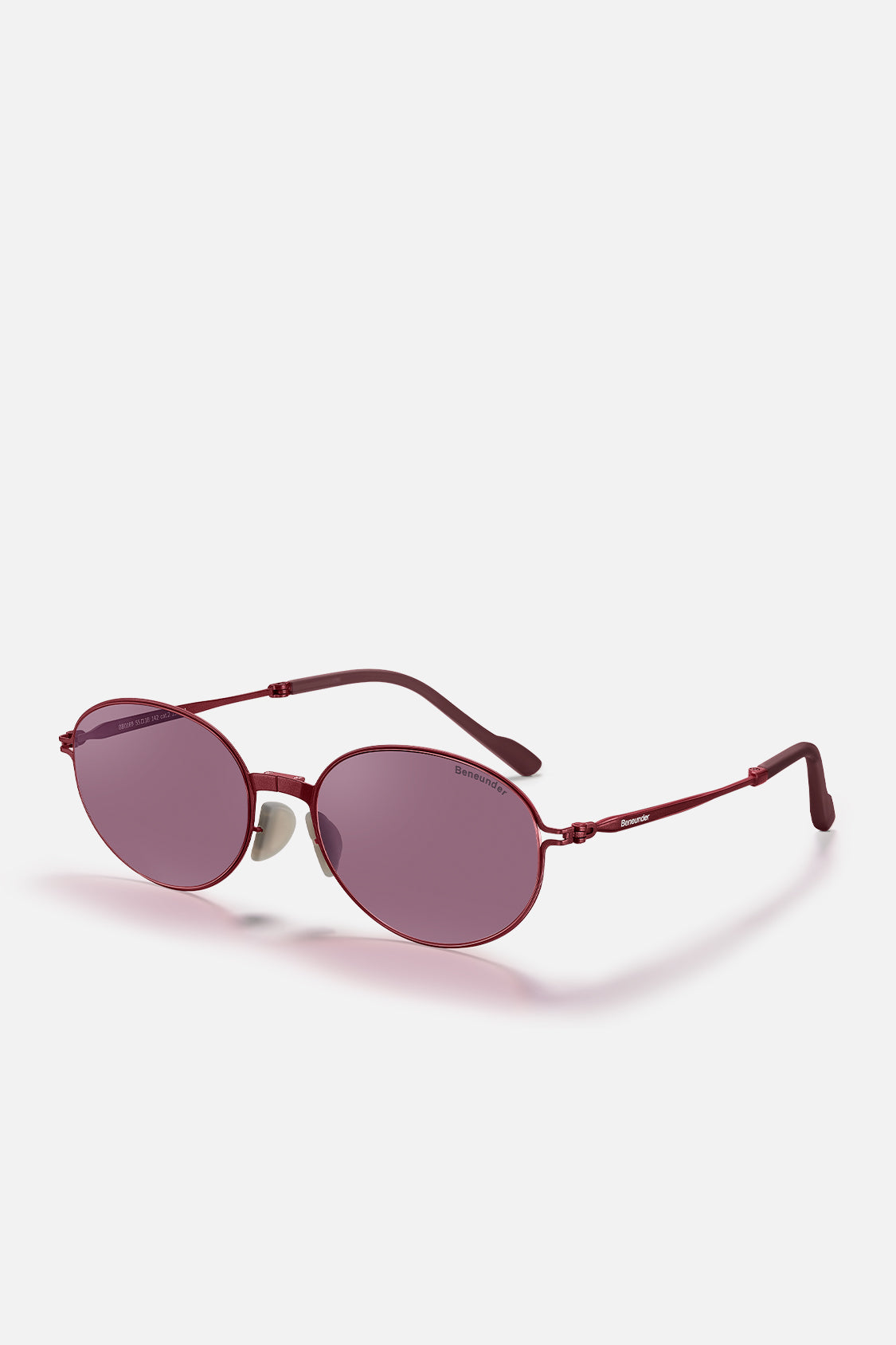 beneunder women's sunglasses #color_plum wine red