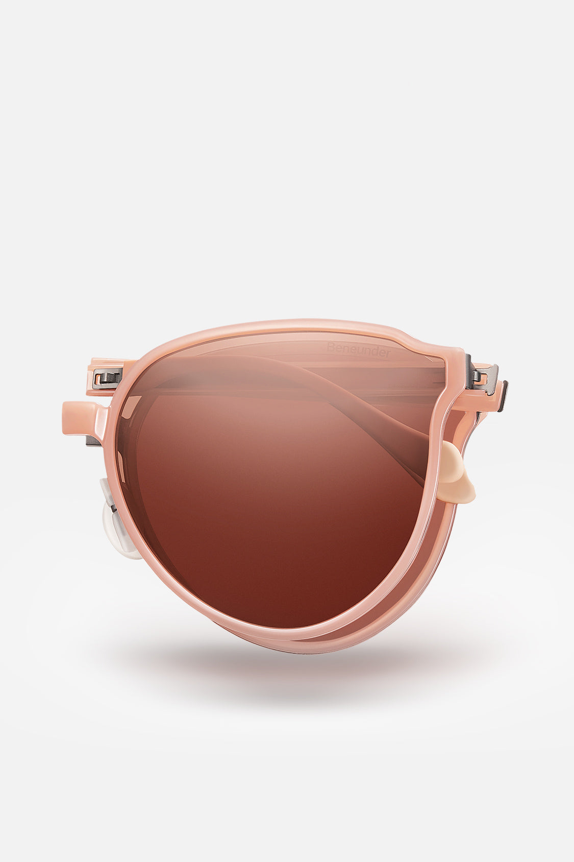 beneunder ultra-lightweight foldable sunglasses uv400 #color_feather sand brown