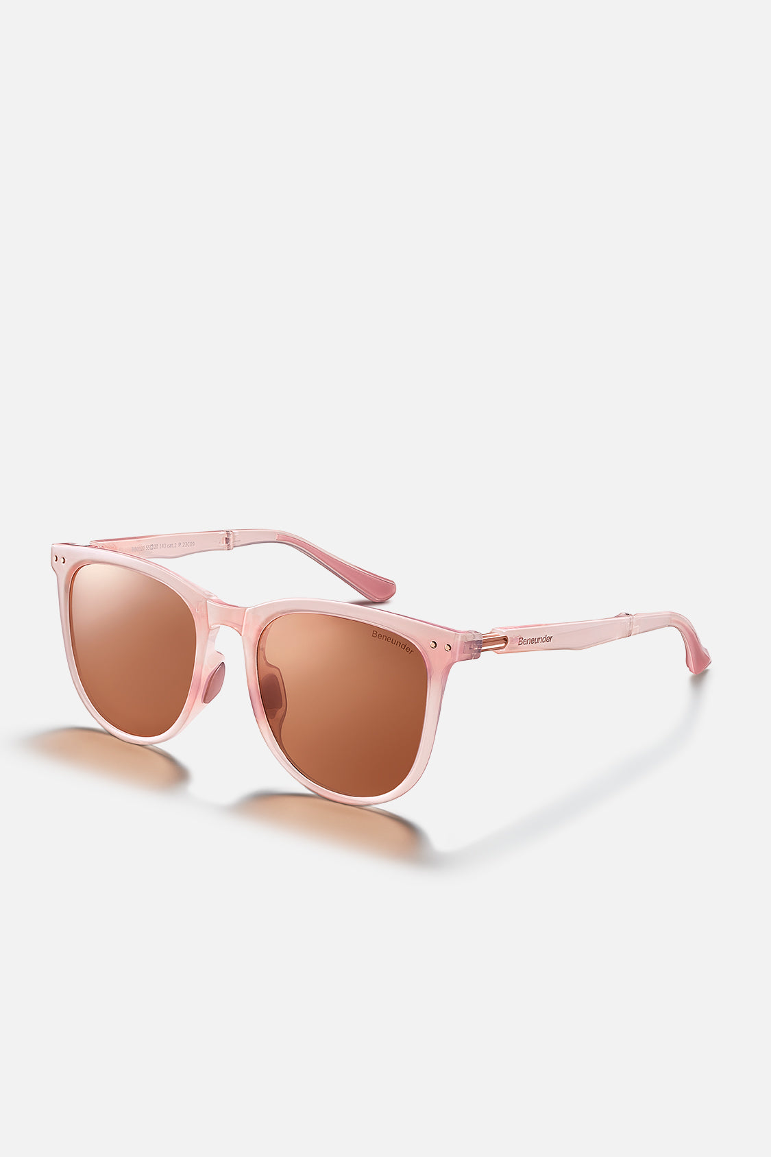 beneunder women's sunglasses #color_chestnut pink