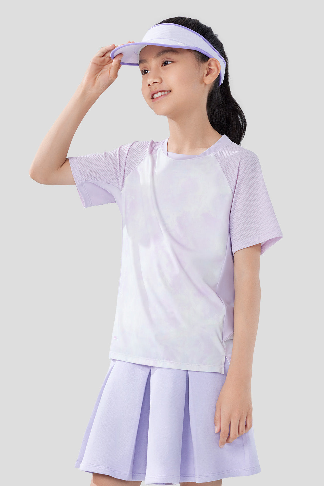 beneunder kid's sun protection t-shirt upf50+ #color_grape dream
