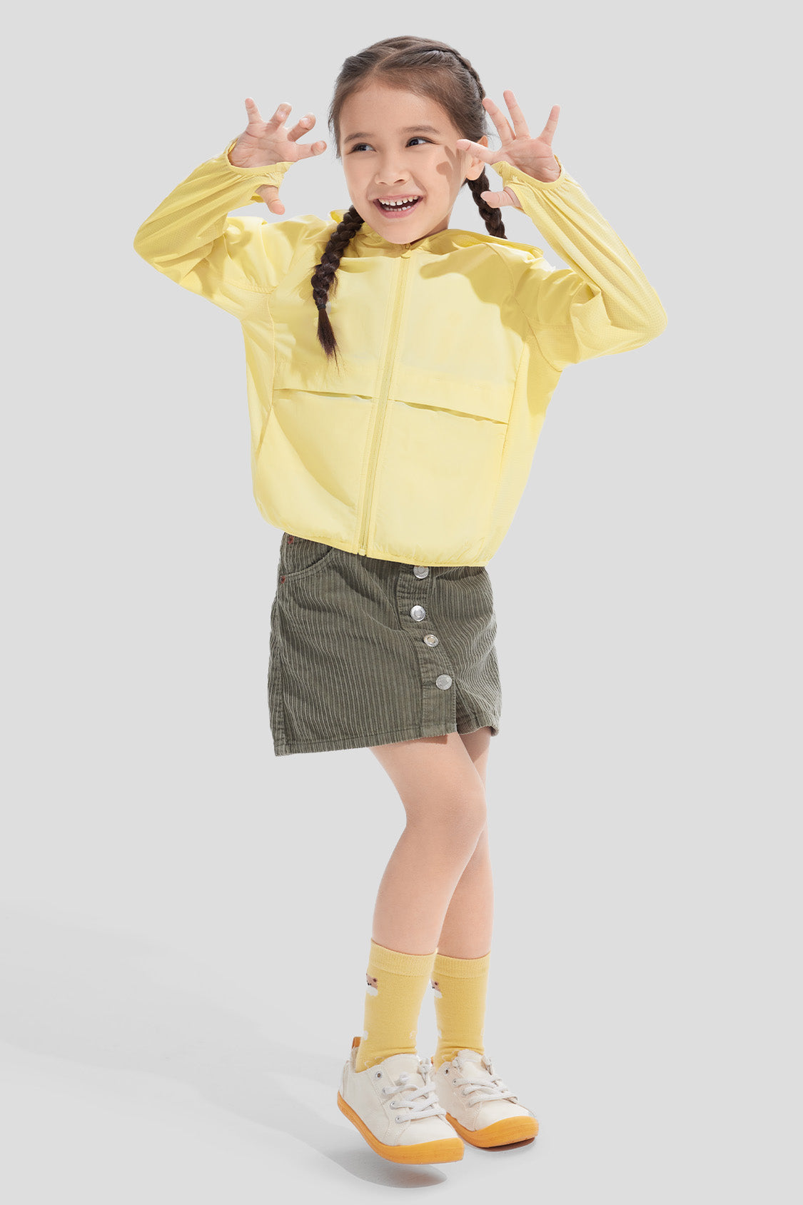 beneunder kids sports sunwear upf50 #color_pudding yellow