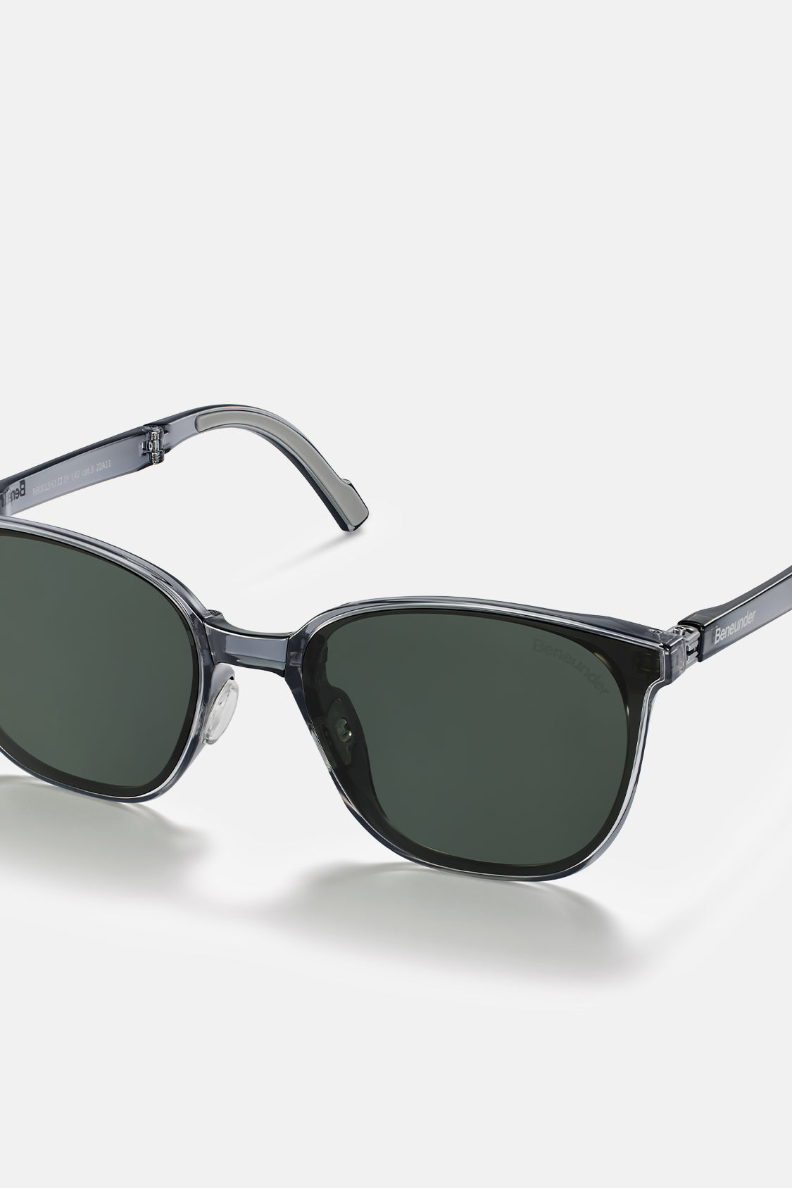 beneunder men's neonspace polarized folding sunglasses shades #color_misty gray