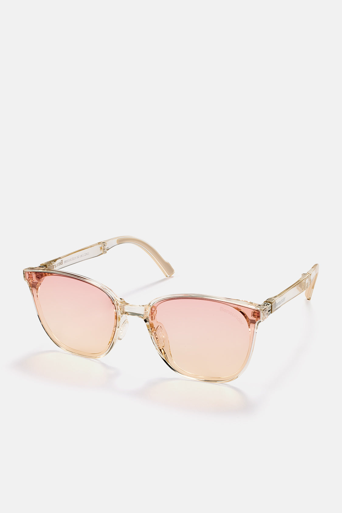 beneunder men's neonspace polarized folding sunglasses shades #color_star pink