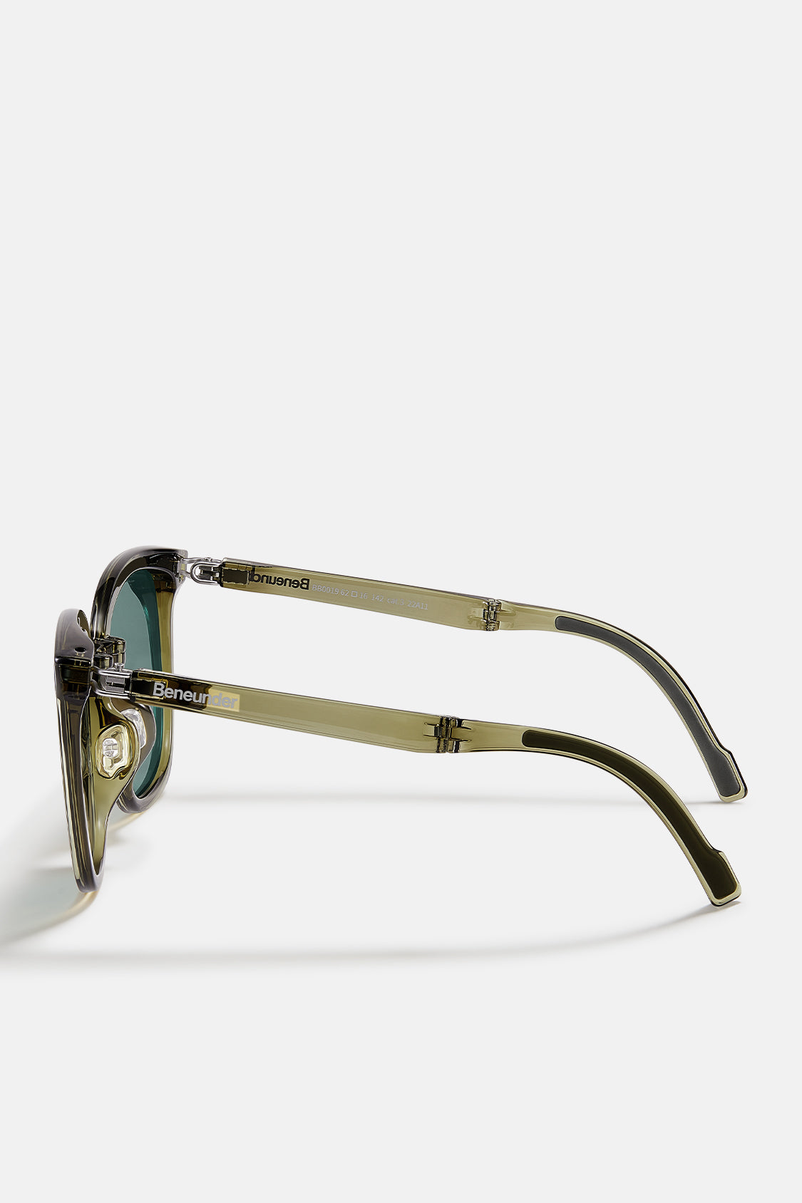 beneunder men's neonspace polarized folding sunglasses shades for women men #color_misty wild green