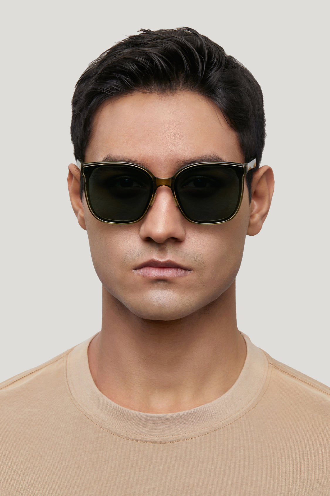 beneunder men's neonspace polarized folding sunglasses shades for women men #color_misty wild green