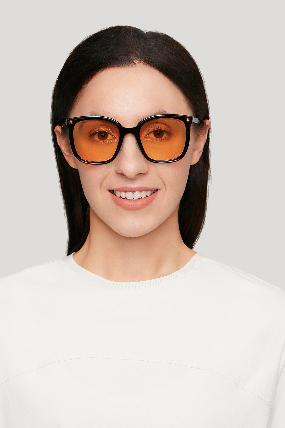 beneunder men's neonspace polarized folding sunglasses shades for women men #color_twilight orange