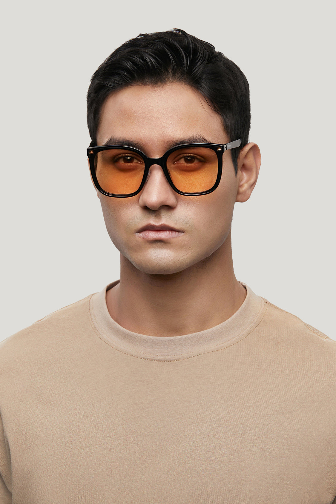beneunder men's neonspace polarized folding sunglasses shades for women men #color_twilight orange