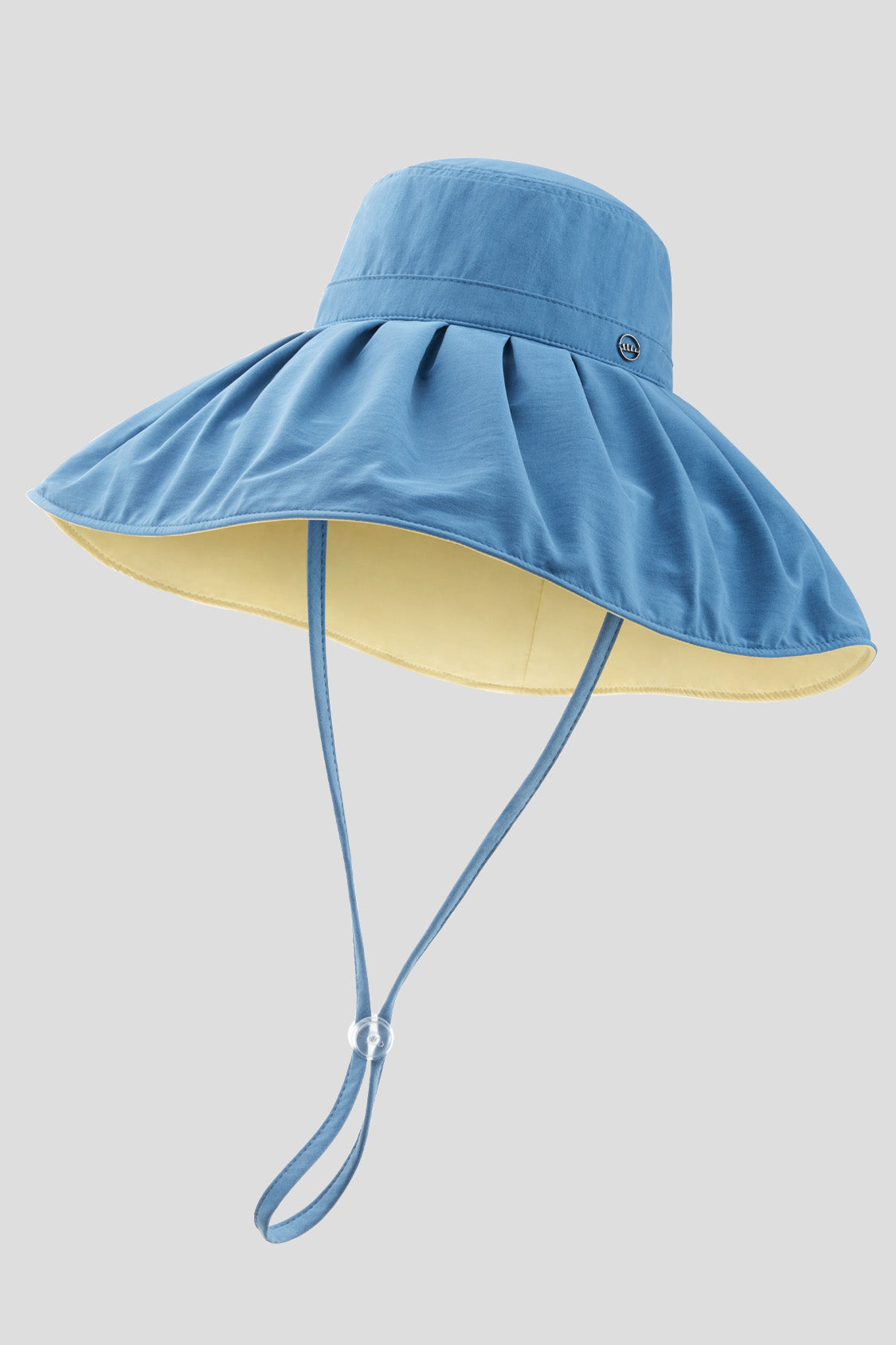 beneunder wide brim fishing sun protection hat upf50+ #color_oil painting blue