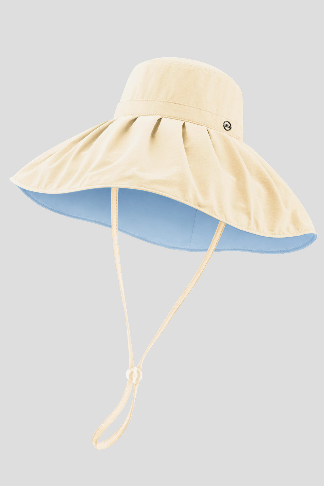 beneunder wide brim fishing sun protection hat upf50+ #color_ivory beige