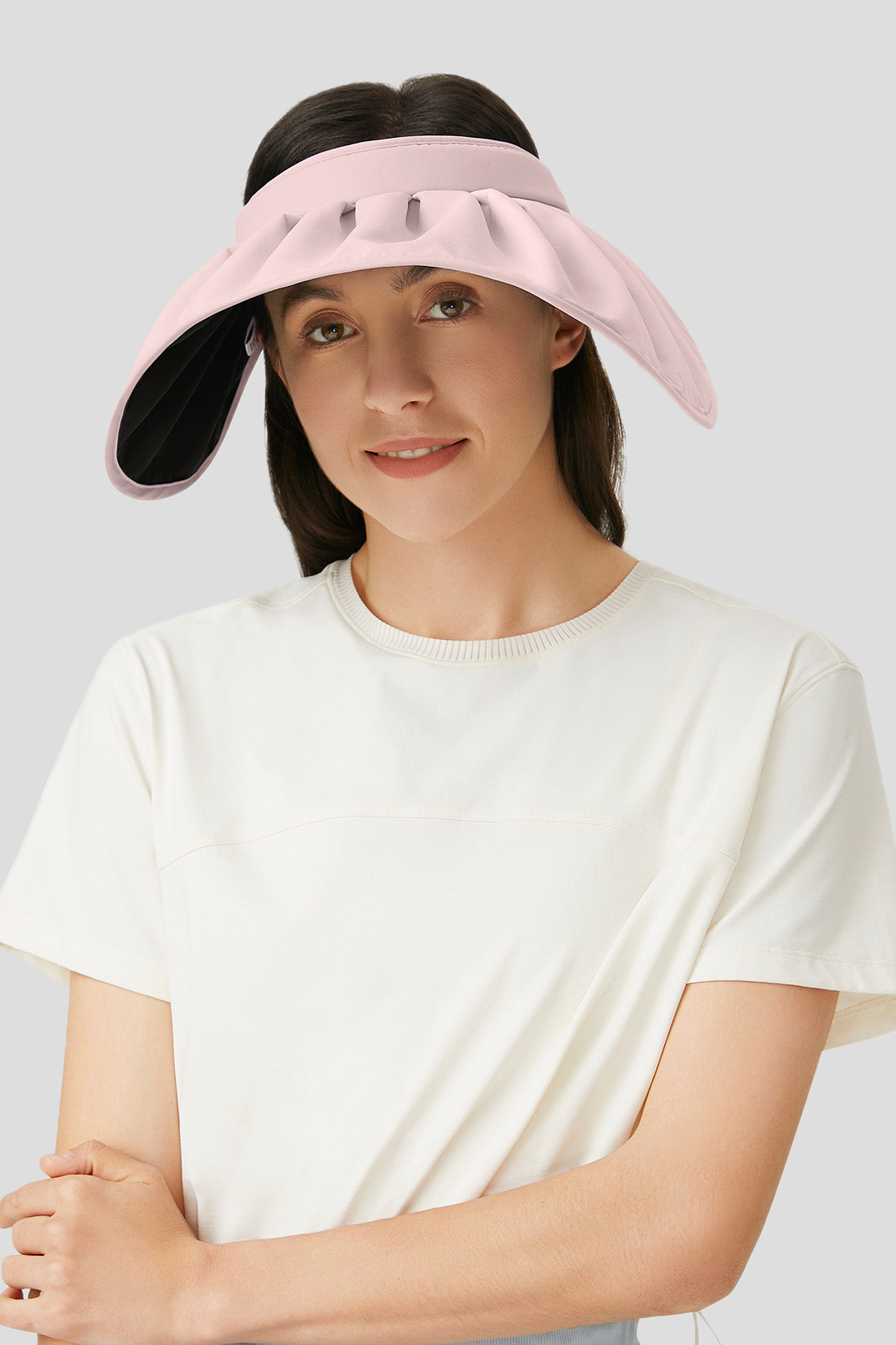 sun hat beneunder women's uv sun protection gardening bucket hat #color_taro grey