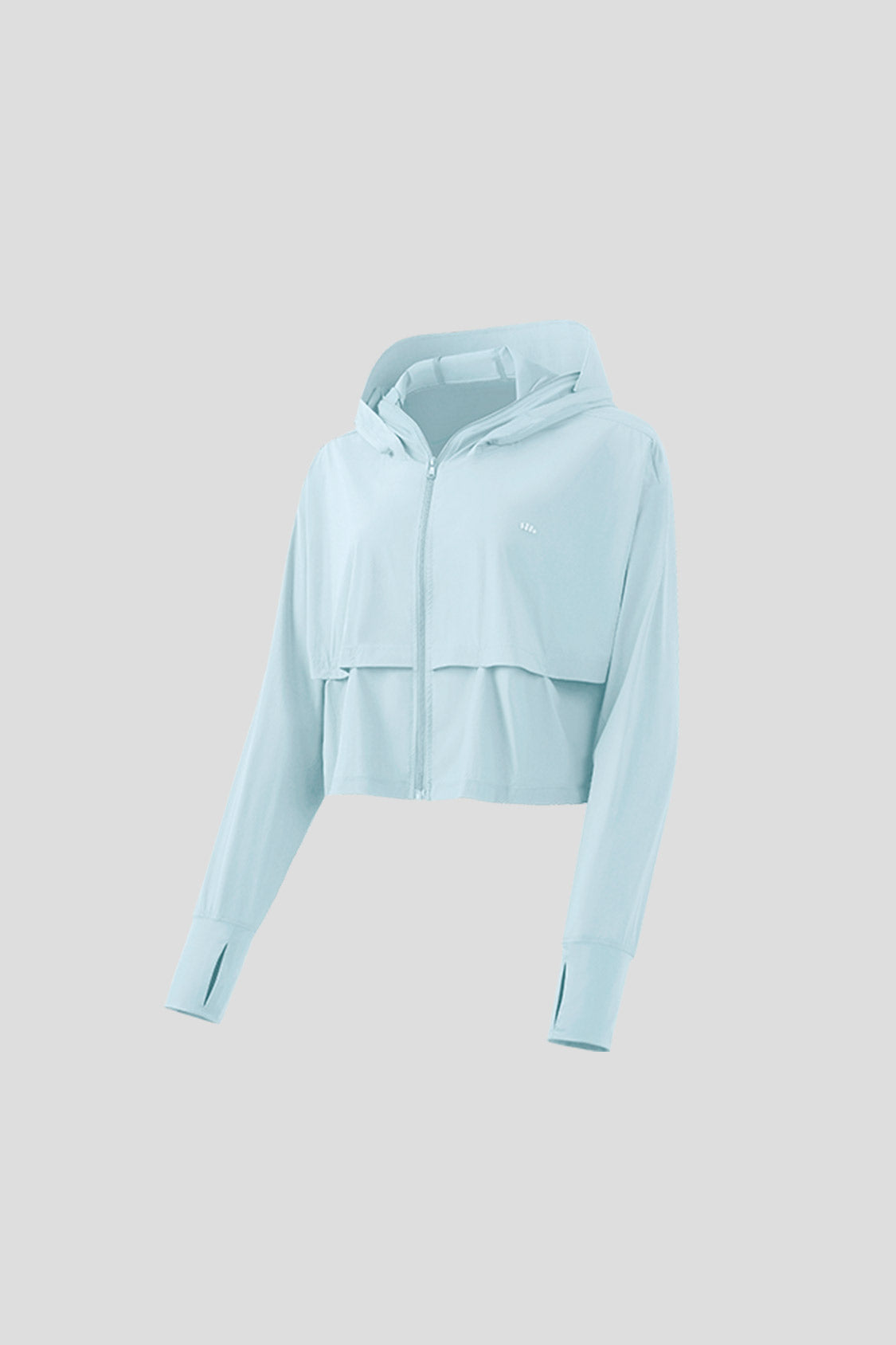 beneunder lightweight uv sun protection jacket hoodie #color_mint blue